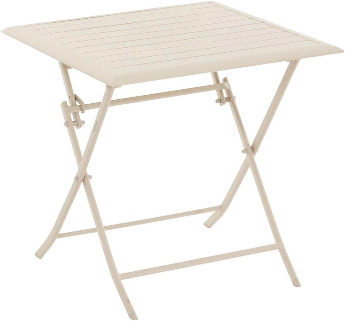 etevert - Azua carrée 2 places - 70x70 cm - aluminium époxy antirouille