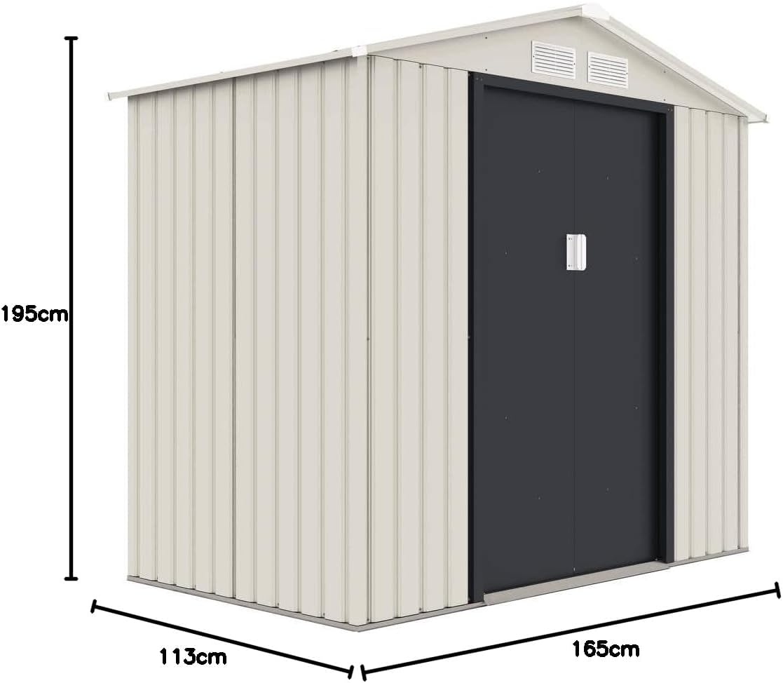 etevert - Abri de Jardin Métal Nebraska (2,70 m²)