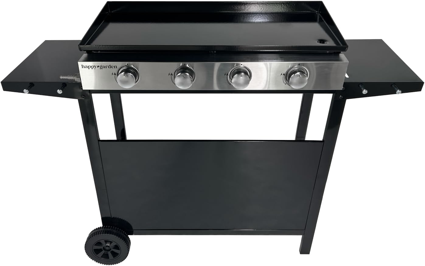 etevert - Plancha Mérida 4 brûleurs avec chariot - gaz - 78x41 cm