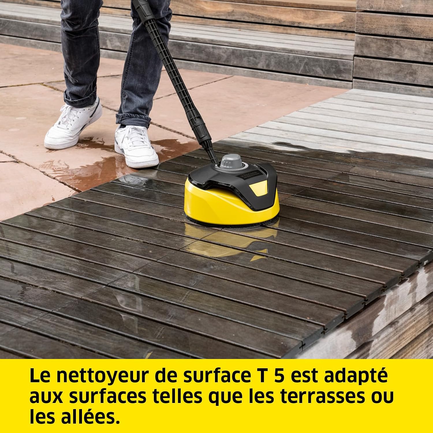 etevert Nettoyeur Haute Pression K 4 Classic Home, Pression : Max. 130 Bar, Débit : 420 l/h, Surface : 30 m²/h, Filtre à Eau, Poids : 4,6kg, Pistolet Haute Pression, Rotabuse, Lance, Home Kit
