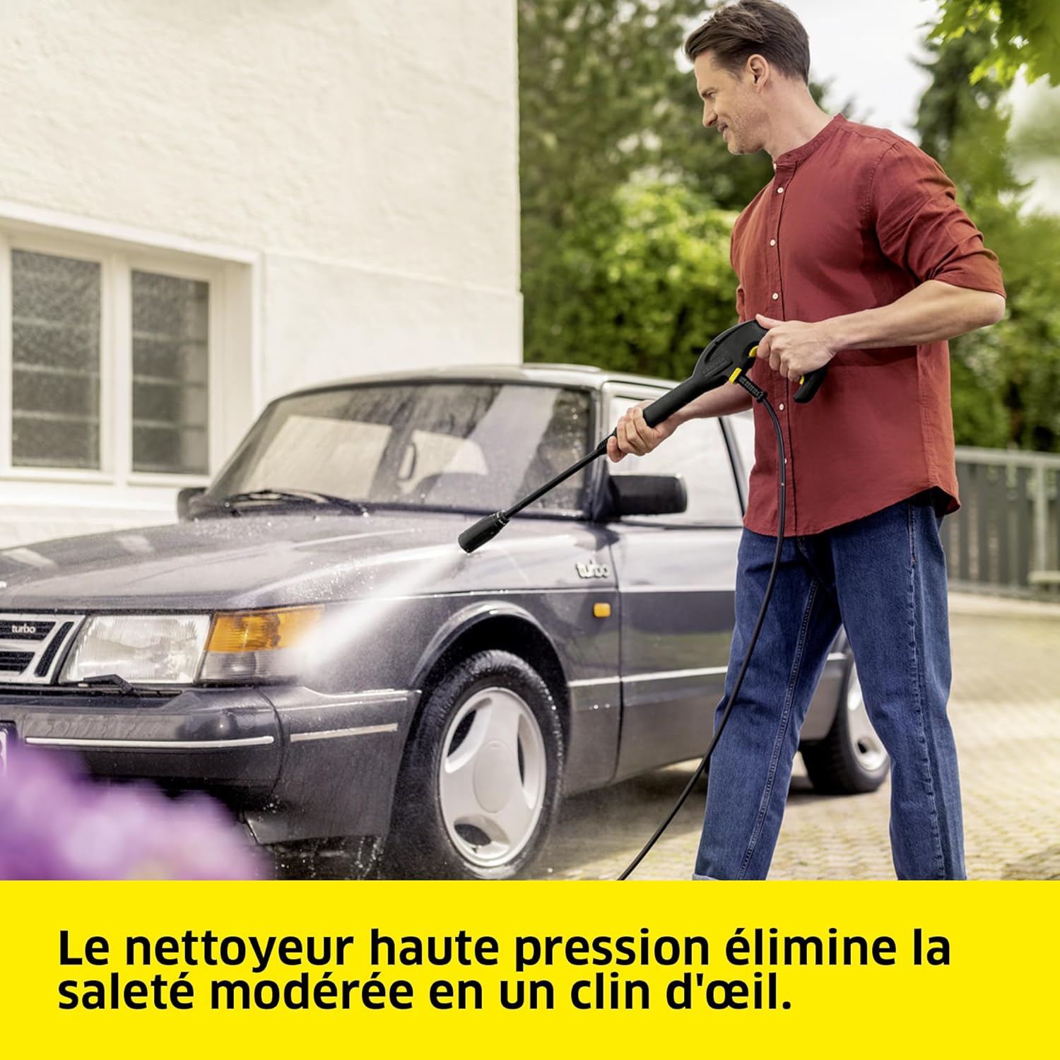 etevert - K4 Classic - 4,6kg - 130 bar, 420 l/h, kit voiture, Rotabuse