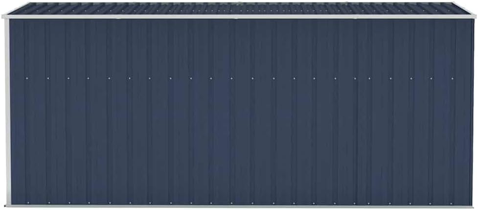 etevert Abri de Jardin Mural Anthracite 118x382x178 cm Acier,Maison & Jardin, Pelouses & Jardins, Vie en extérieur, Structures extérieures, Cabanes & abris de Jardin, Anthracite (Poids 47.9KG)