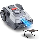 Robot tondeuse etevert sans câble de délimitation T1200Pro 2025, Ride-On Edge et Cartographie automatique...