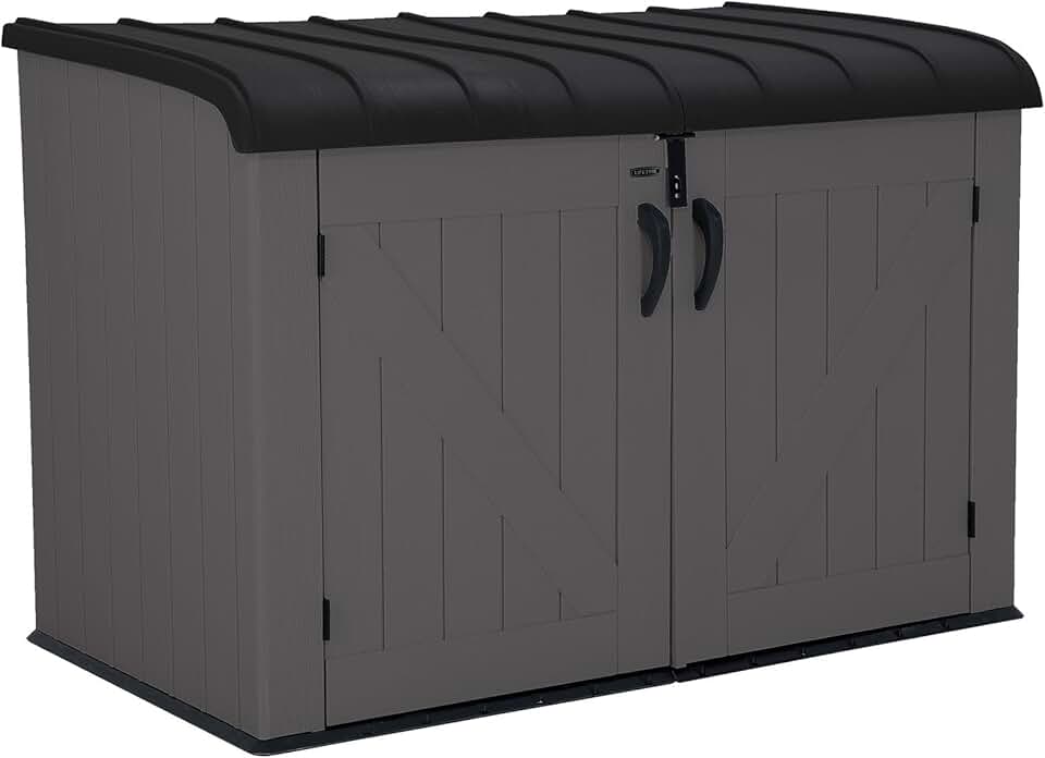 etevert - abri horizontal extérieur 2.1 m³ résine robuste 60464E