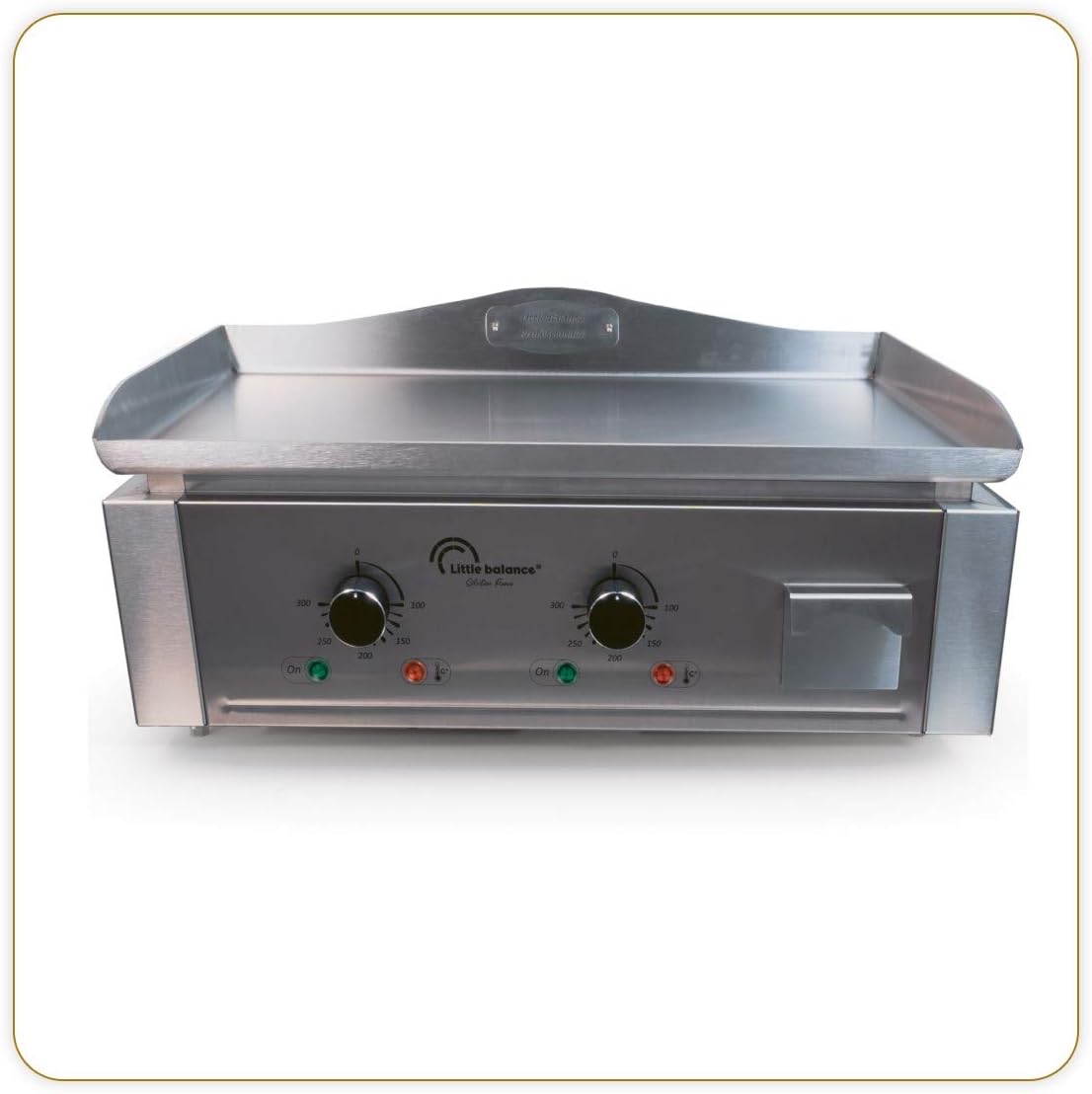 etevert - Aquitaine Pro série - inox - 2 zones, 3500W - 8476
