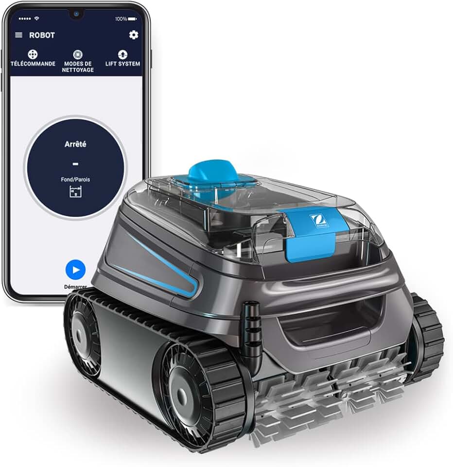 etevert - Robot électrique série IQ 12x6m, fond/parois, télécommande, CNX40IQ