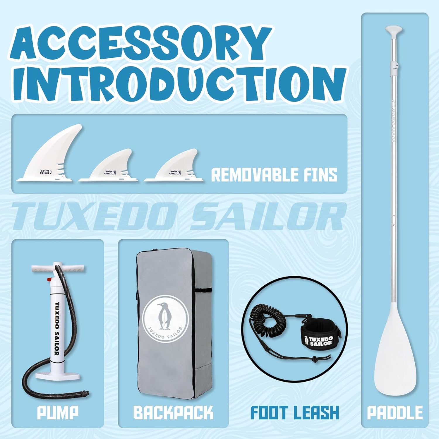 etevert - SUP gonflable adulte 320cm - stable, kit complet