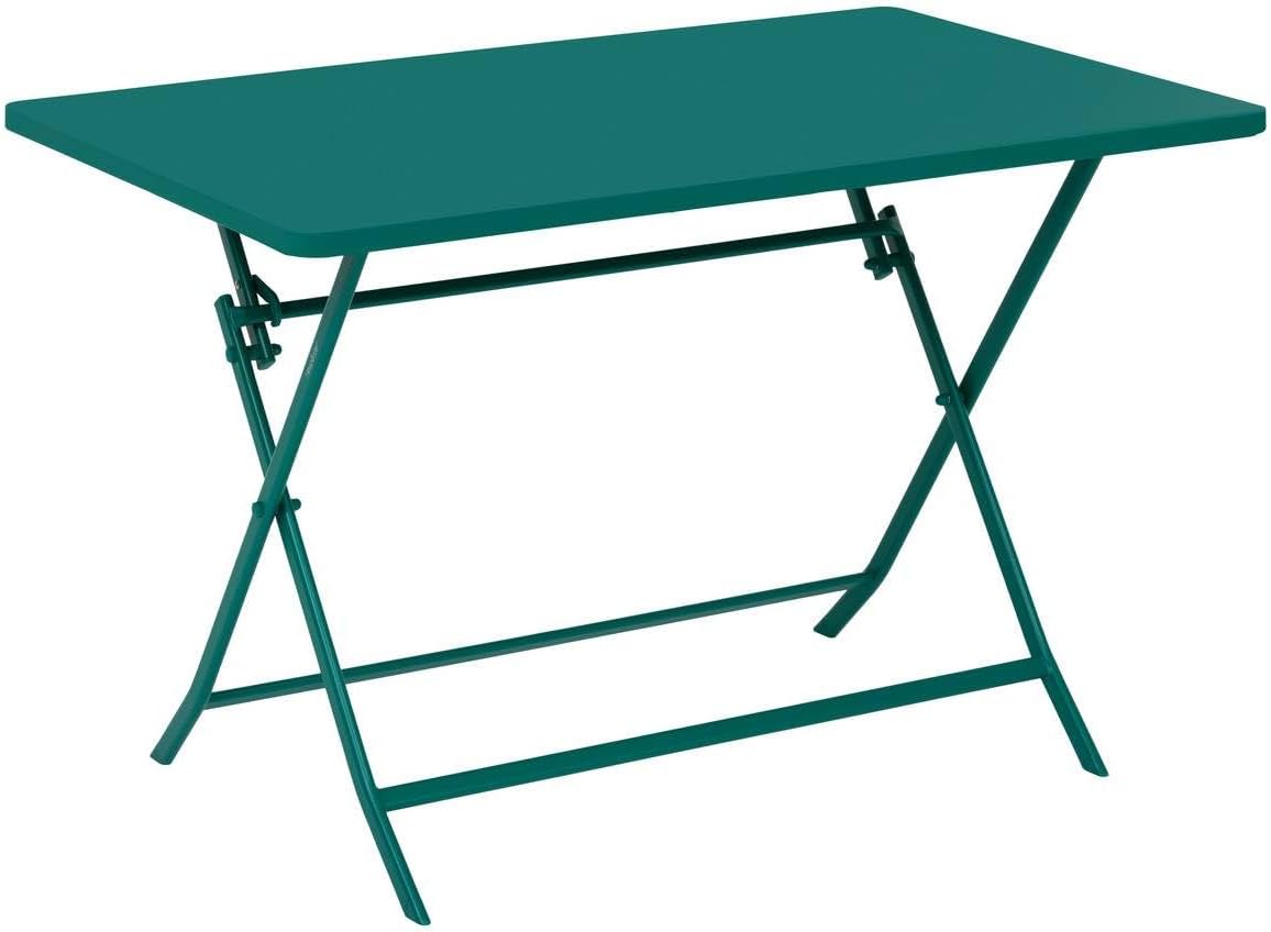 etevert - Greensboro Opale - rectangulaire pliante 4 places - acier antirouille renforcé