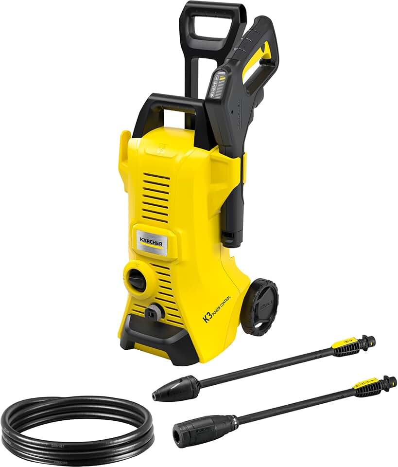 etevert - K 3 Power Control - nettoyage haute pression - app intelligente - jaune/noir