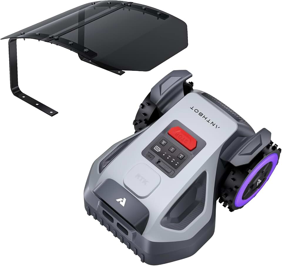 etevert - robot tondeuse M9 - abri anti-pluie, autonomie longue - M9