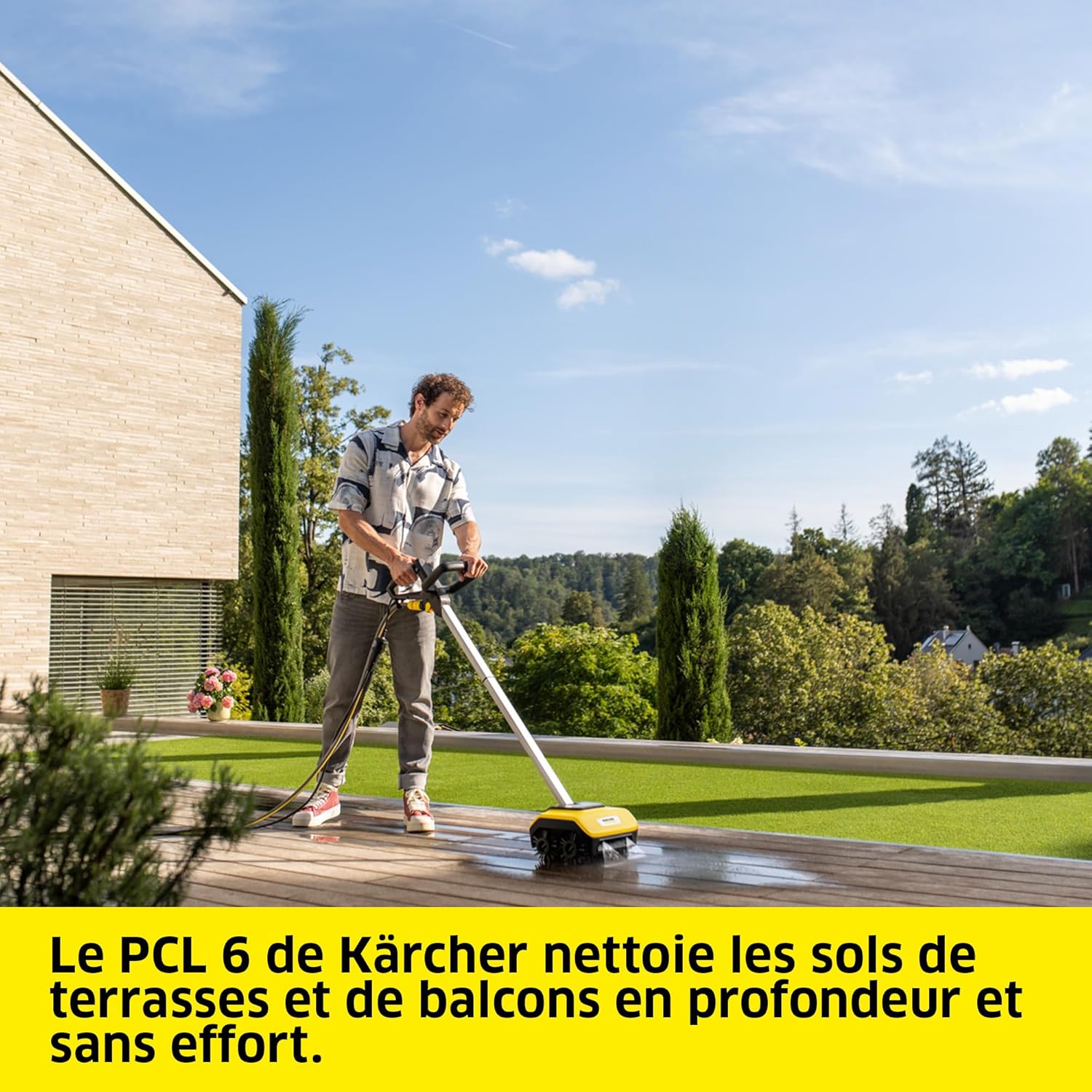 etevert - PCL 6 - 300 mm - nettoyeur terrasse, pression 10 bar, rotation 600-800 TR/Min, PCL6