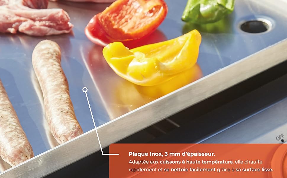 Plancha Cadix 2 Feux etevert