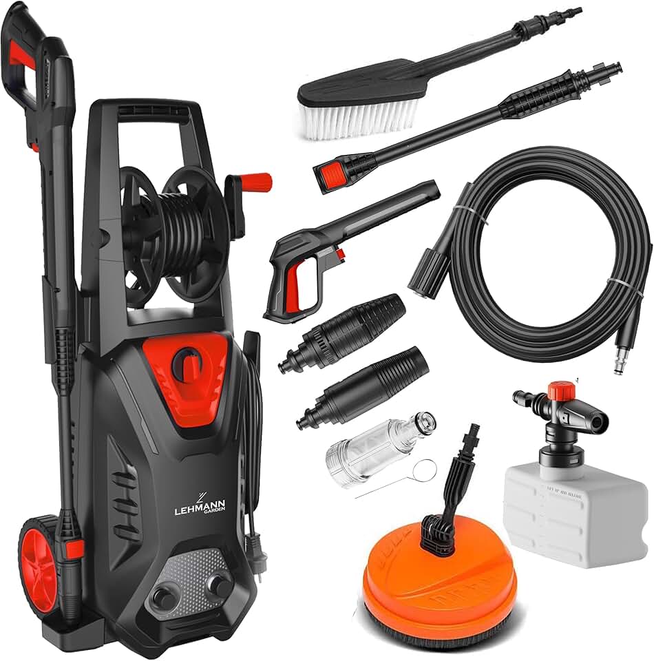 etevert - Hudson série - 10 m - 220 Bar, 1800 W, 450 l/h, accessoires
