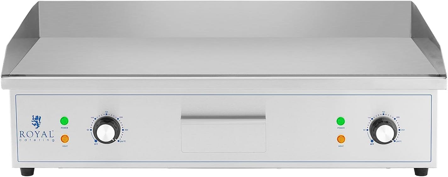 etevert - plancha électrique pro, 727x420mm, 4400W, cuisson, 74242