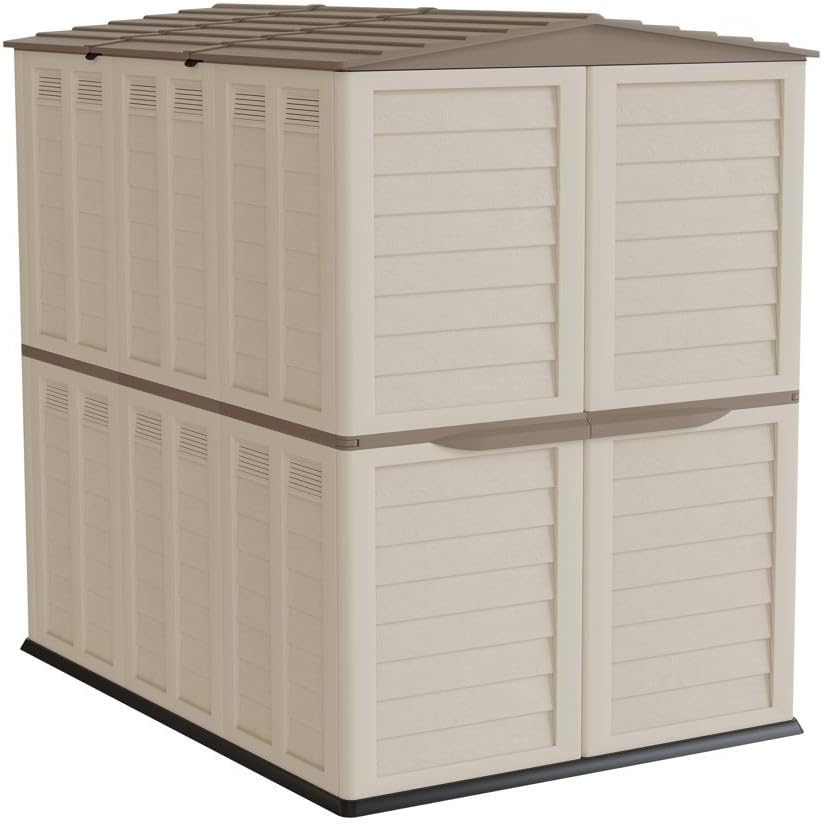 etevert - Abri de Jardin XL 3,14m², double paroi, anti-UV, 5500L