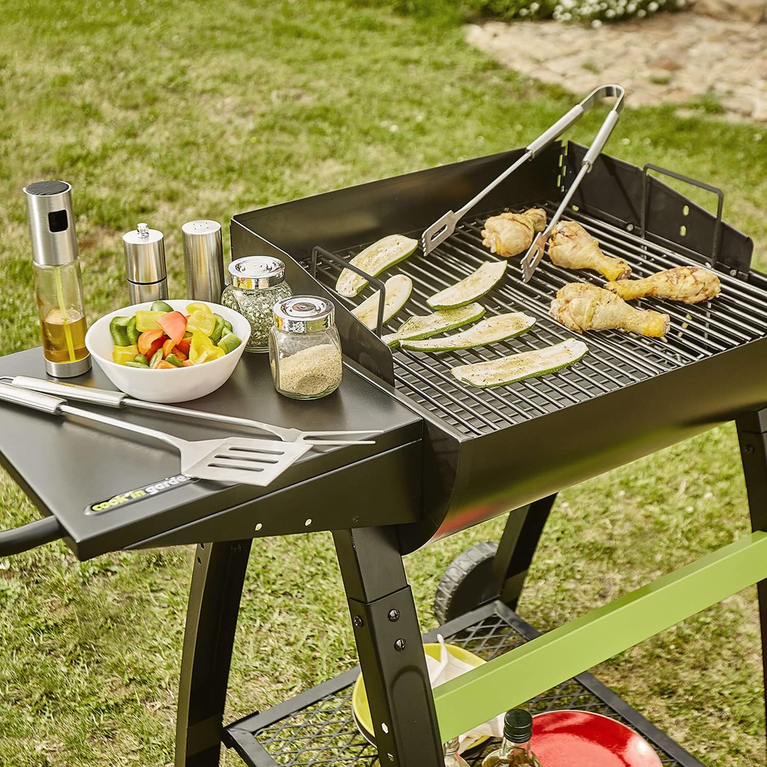 etevert - Barbecue TONINO 50 - acier - ventilation, 4-6 pers.