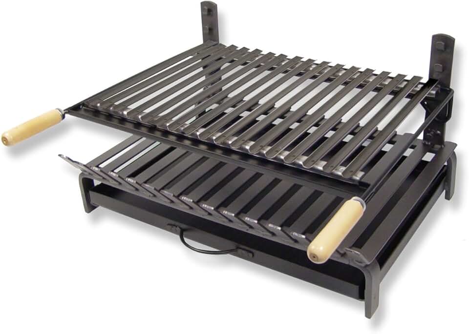 etevert - Barbecue inox avec grille fer - 71406