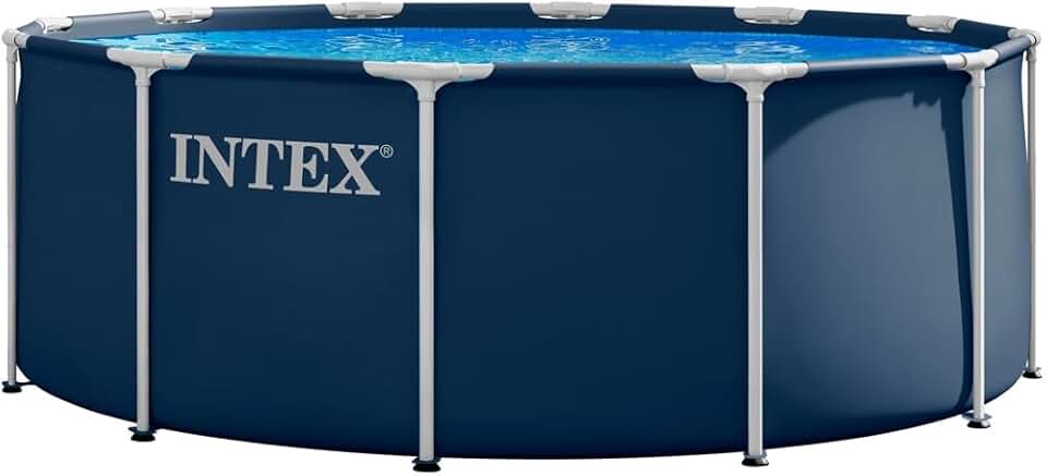 etevert - Piscine cadre métal Marine série - 3,66x1,22m - bâche, échelle, cadres 28930GH