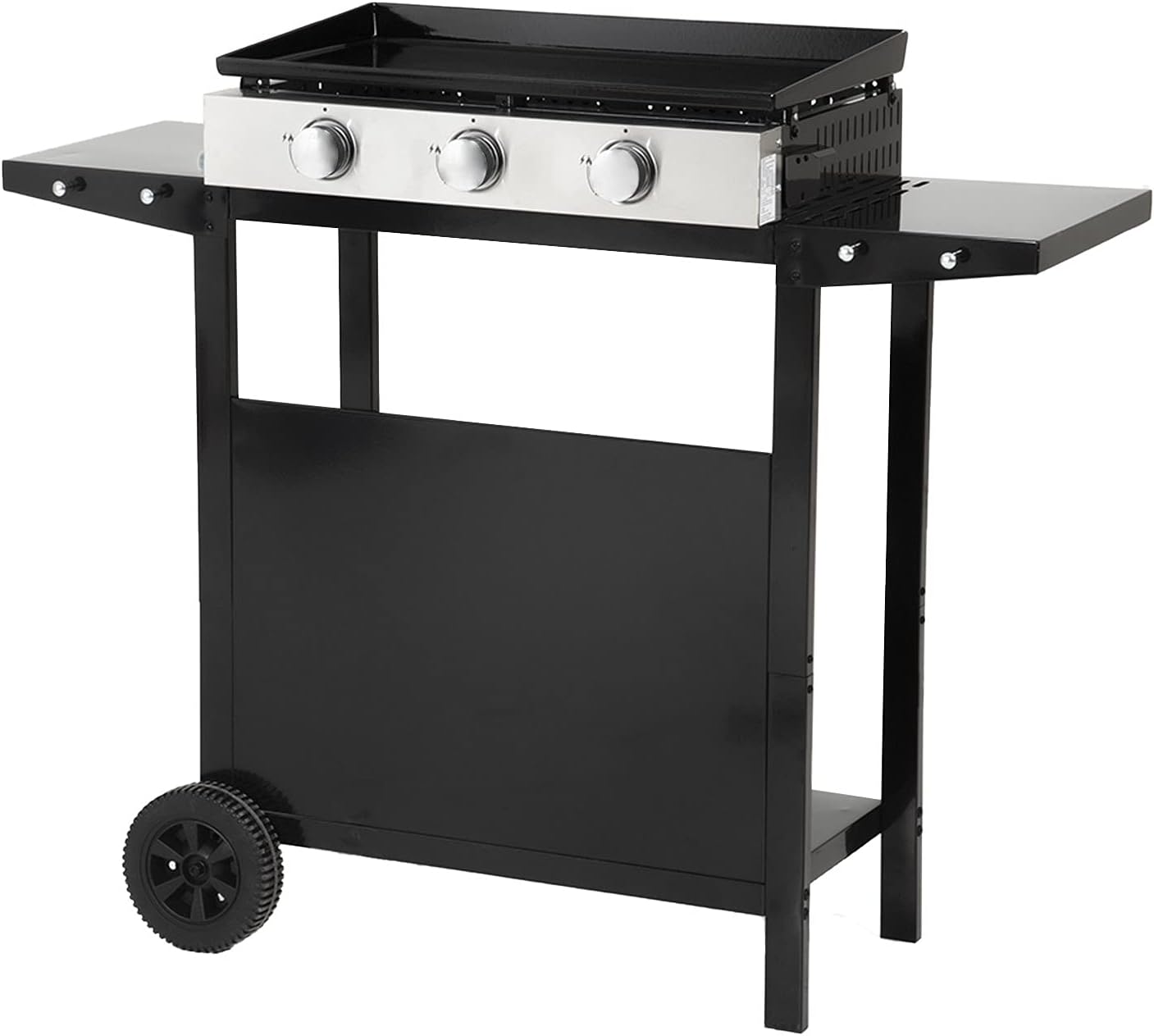etevert - Plancha Mérida sur chariot 3 brûleurs 6kW 74x33 cm