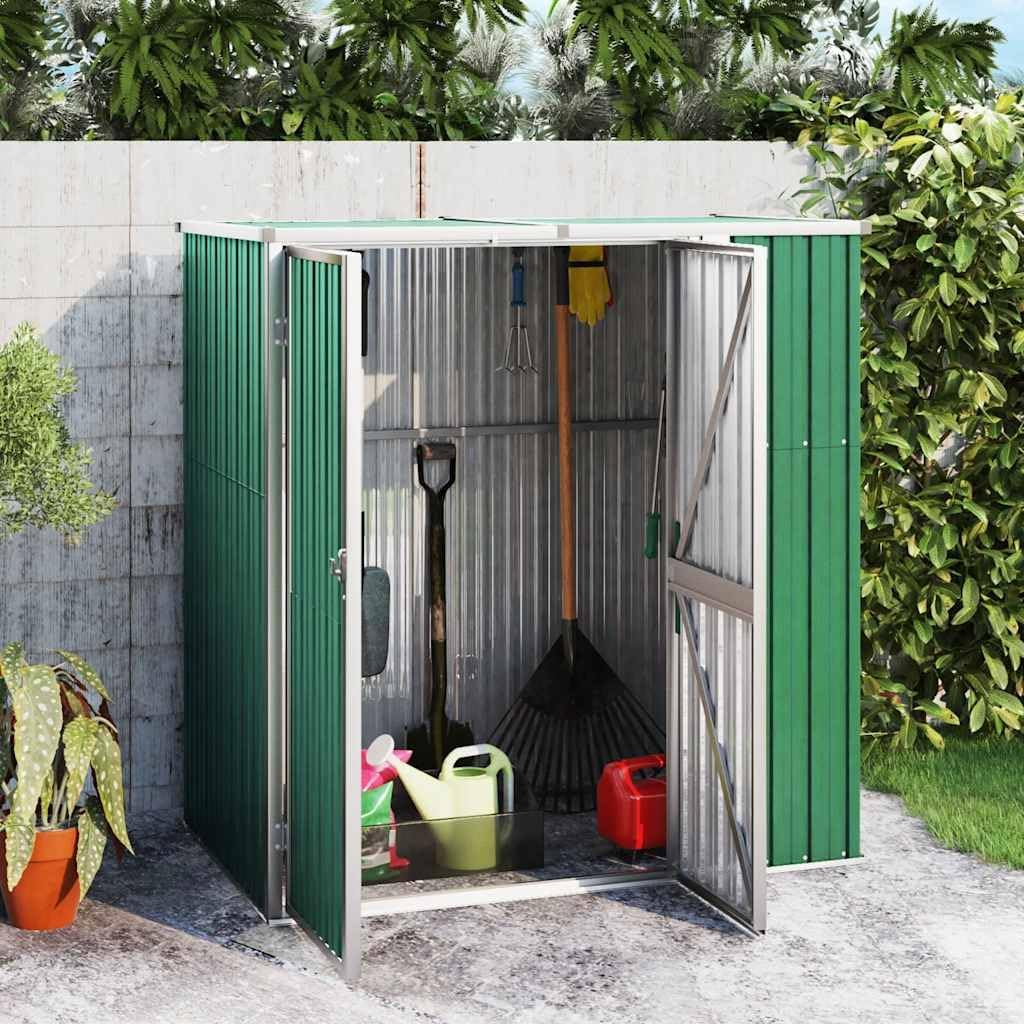 etevert Abri à Outils de Jardin Vert 161x89x161 cm Acier galvanisé, Maison & Jardin, Pelouses & Jardins, Vie en extérieur, Structures extérieures, Cabanes & abris de Jardin, Vert, (Poids 29.62KG)