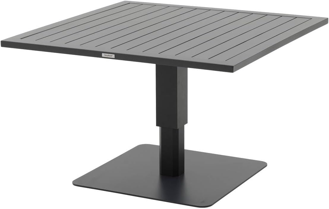 etevert - Salimia - table carrée relevable 110x110x69cm - aluminium