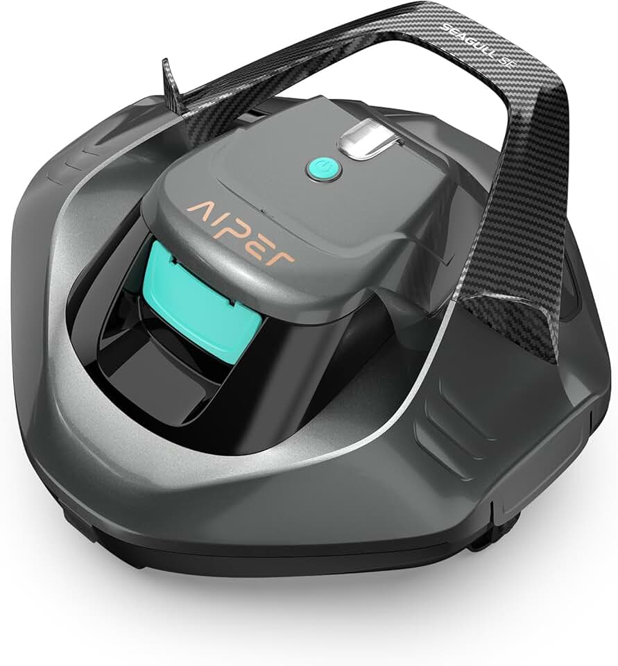 etevert - Robot piscine série autonome - 80 m² - 90 min sans fil, 2 moteurs