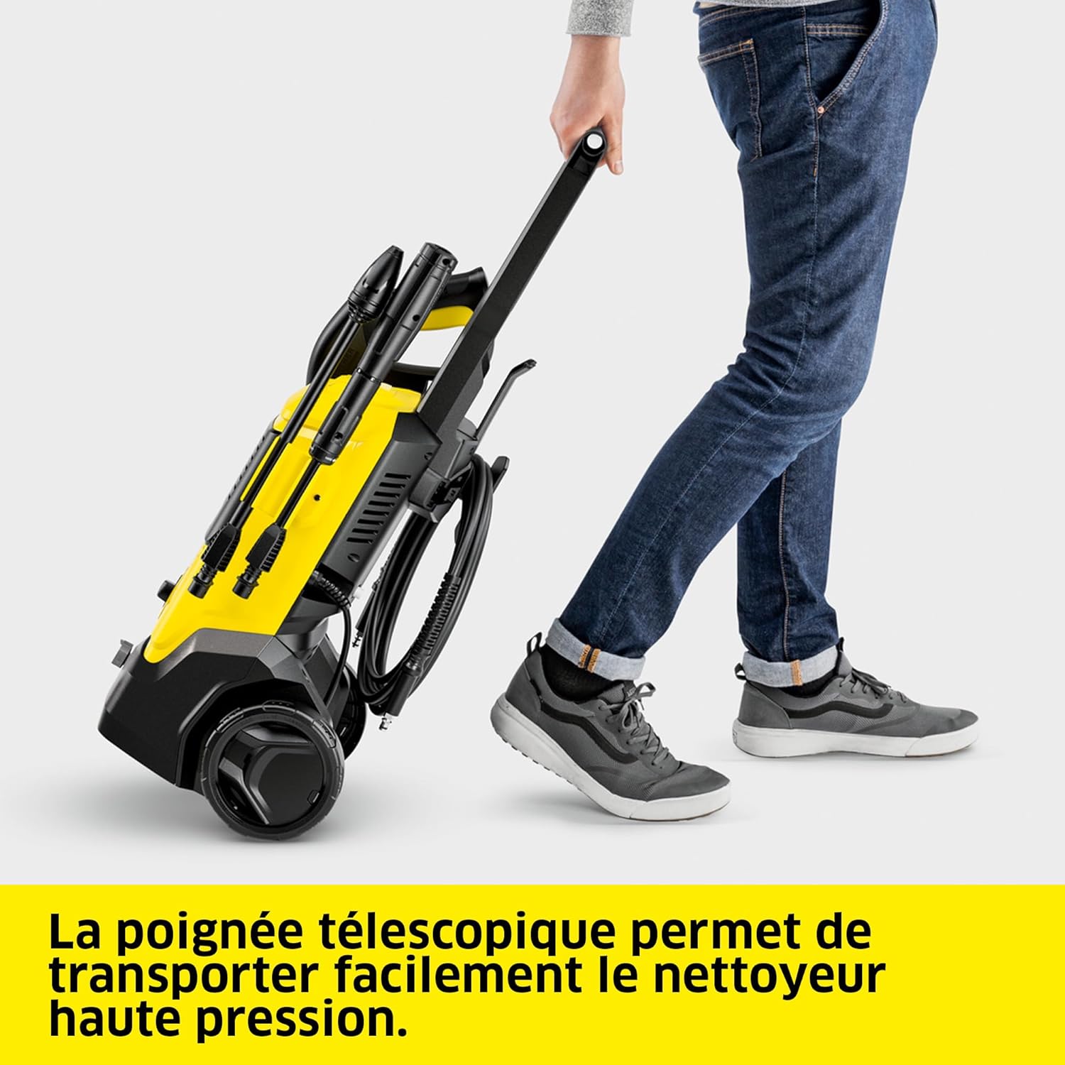 etevert - nettoyeur haute pression K 4 - 130 bar, 420 l/h, 30 m²/h, accessoires - K 4 FJ