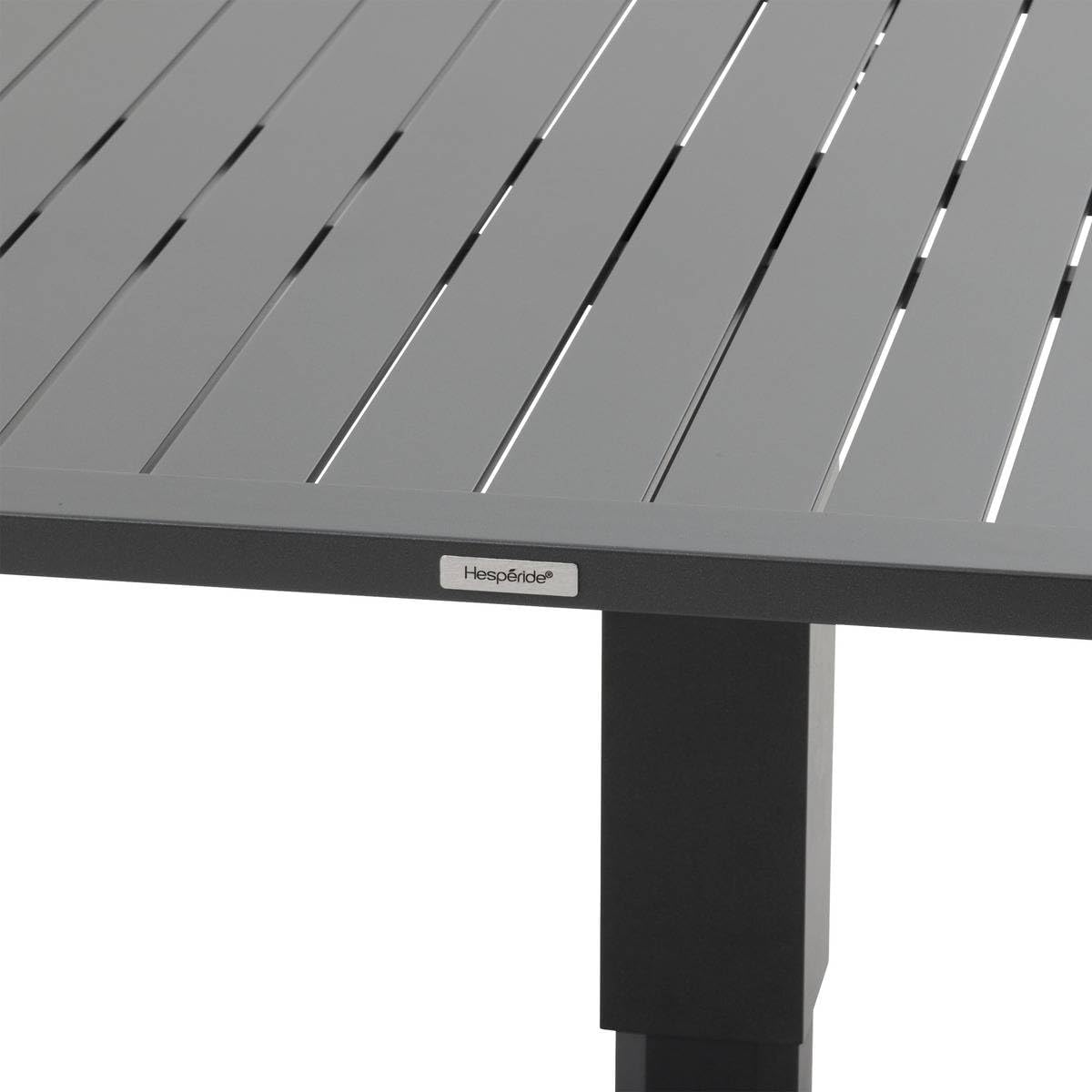 etevert - Salimia - table carrée relevable 110x110x69cm - aluminium