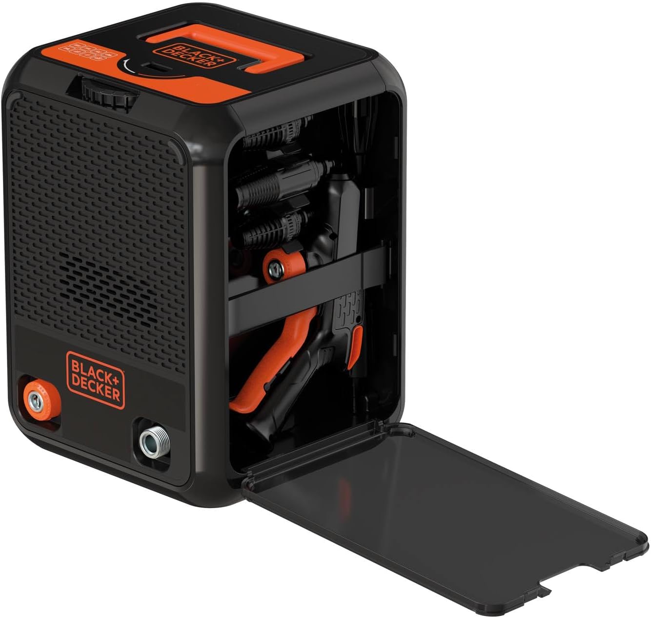 etevert Nettoyeur Haute Pression BXPW1900C, Compact, pour la Voiture et l’extérieur de la Maison, Pression Max. 150 Bar, Débit Max. 460 l/h, Puissance absorbée 1 900 W