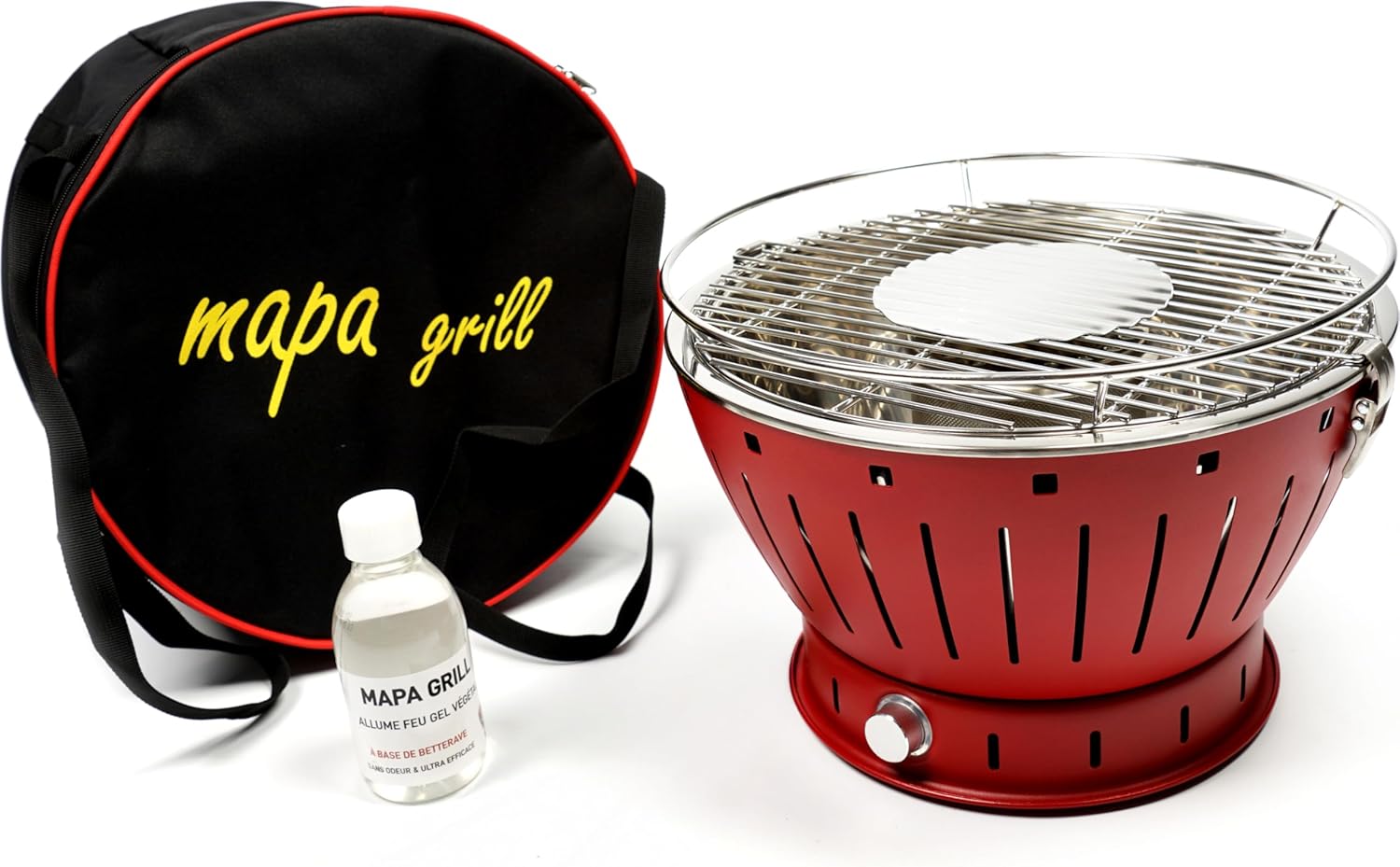 etevert - Barbecue portable 35cm - charbon - sans fumée