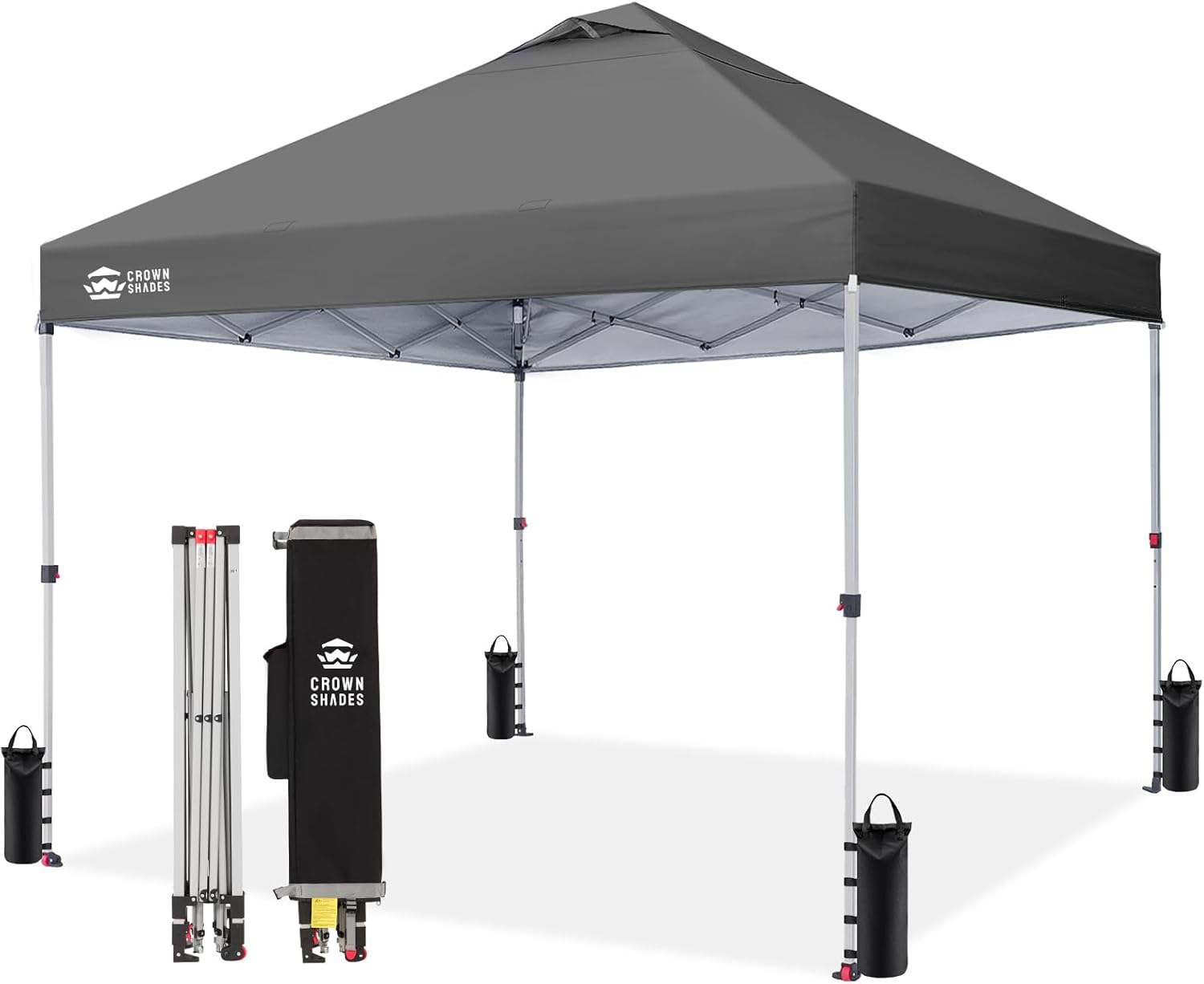 etevert - pop-up gazebo - 3x3m - imperméable, UPF 50+, sacs de sable