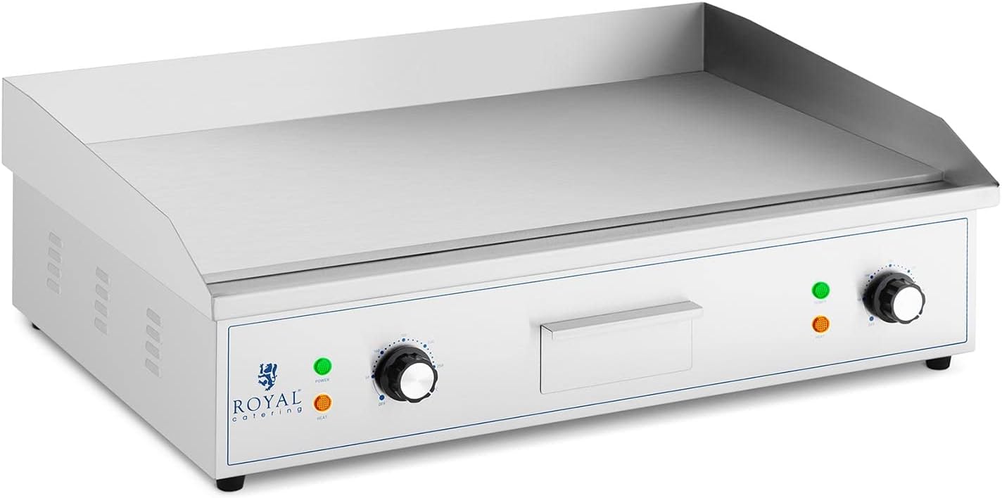 etevert - plancha électrique pro, 727x420mm, 4400W, cuisson, 74242
