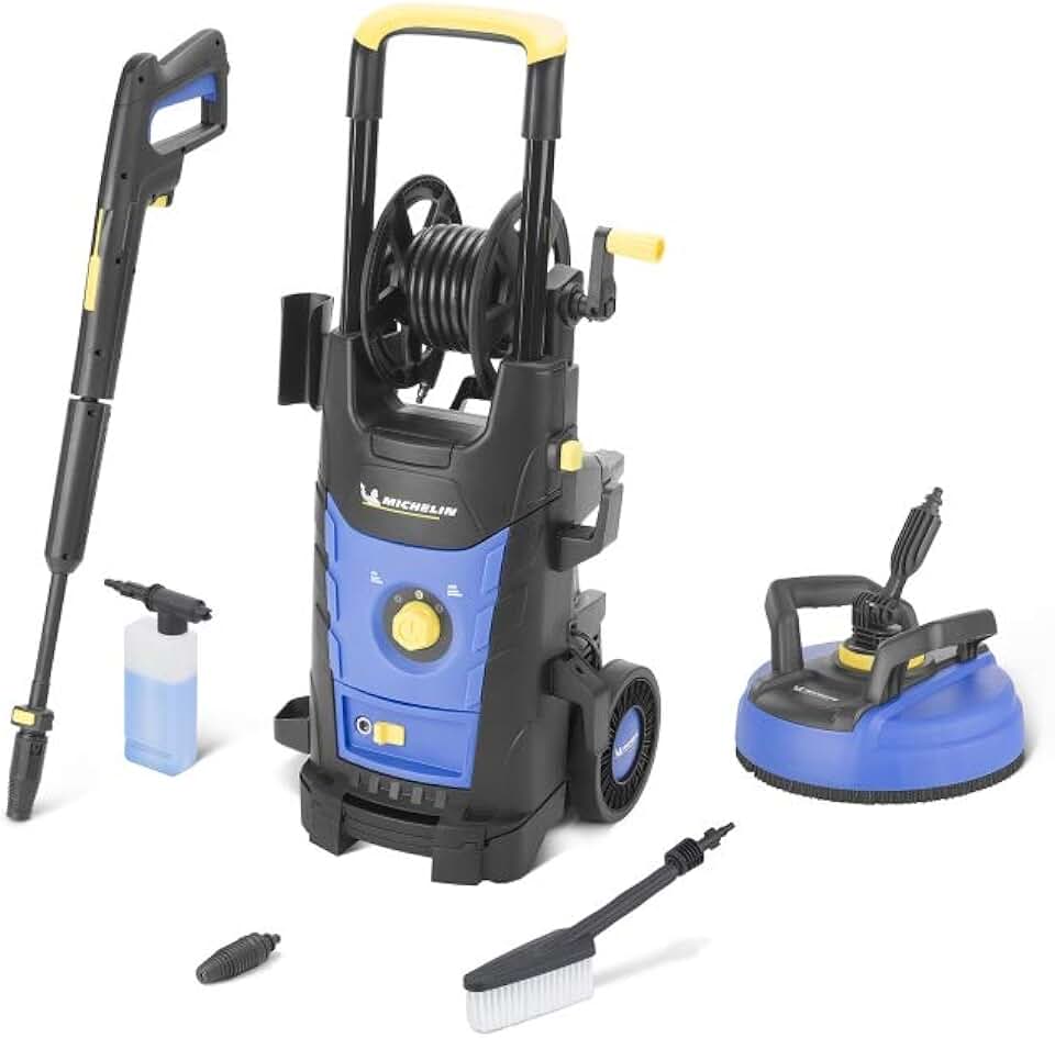 etevert - Nettoyeur HP MPX25EHDSP - 2500W, 170bar, 500l/h, Double Speed, Patio, Brosse - MPX25EHDSP