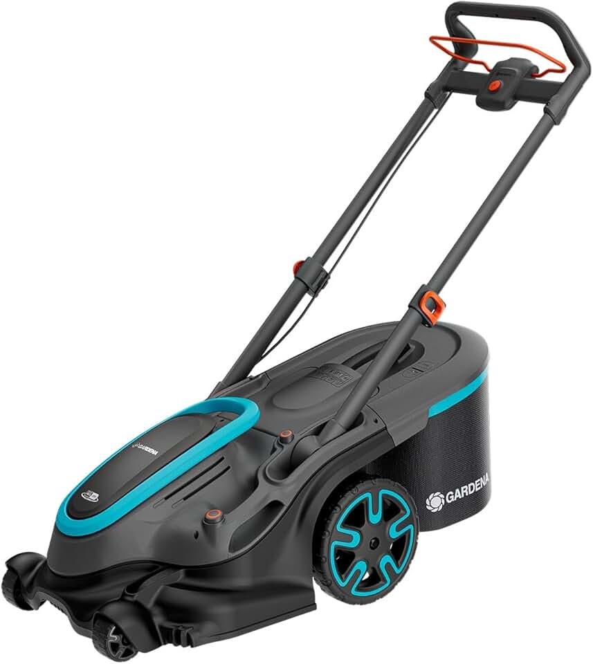etevert - PowerMax Duo - 46 cm - tondeuse haute performance à double lame, batterie P4A, 4636V