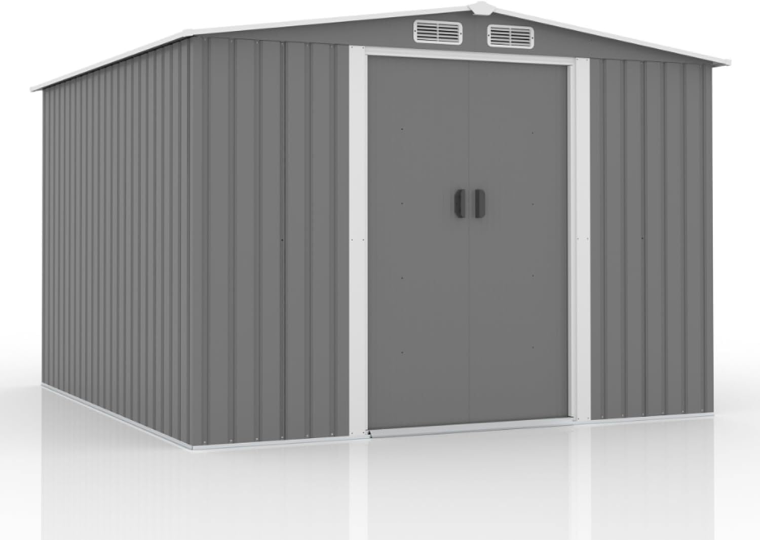 etevert - Jura - 6.66 m² - Abri métal robuste rangement jardin