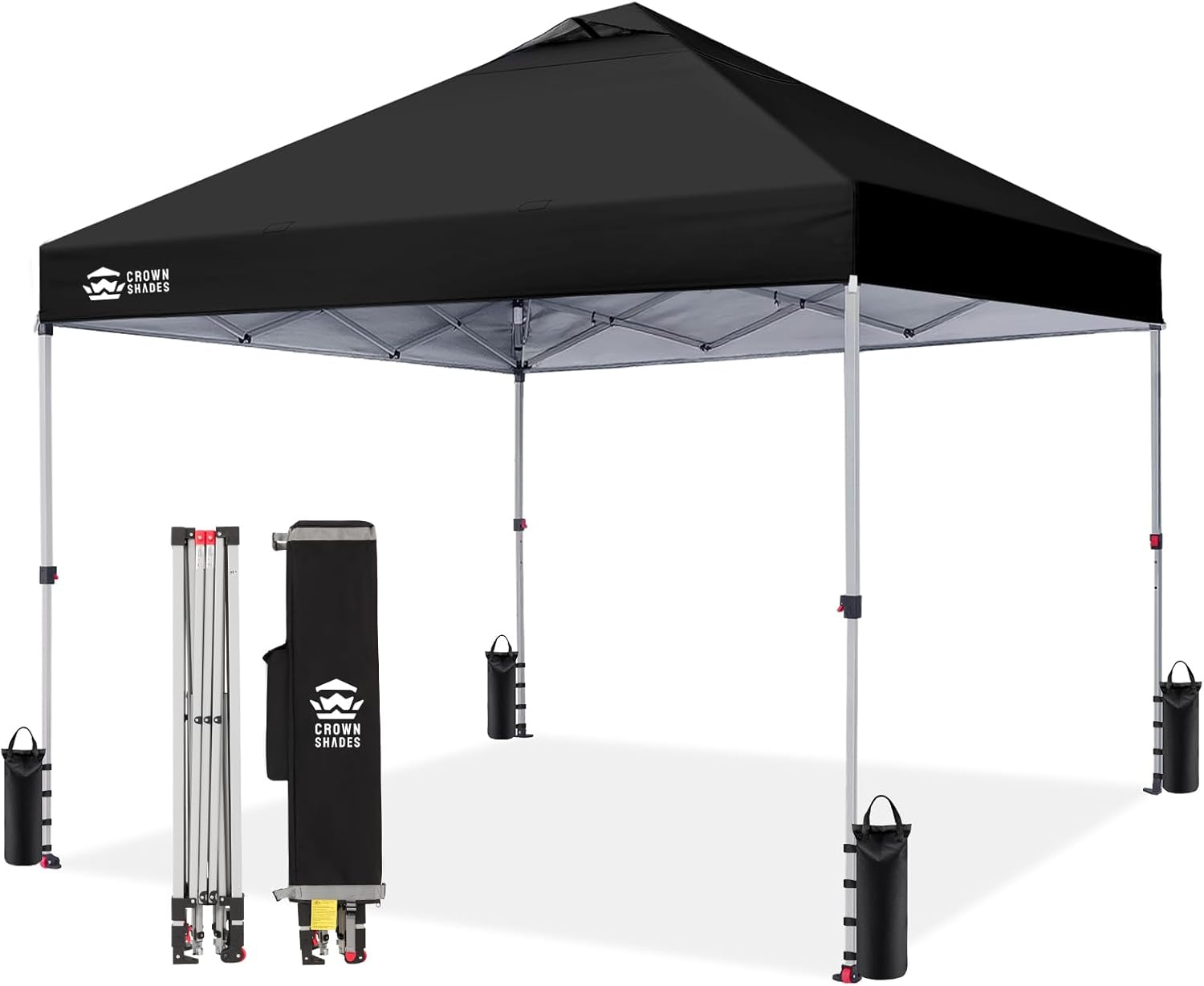 etevert - tonnelle pliante - 3x3m - imperméable UPF50+, sac, sacs de sable
