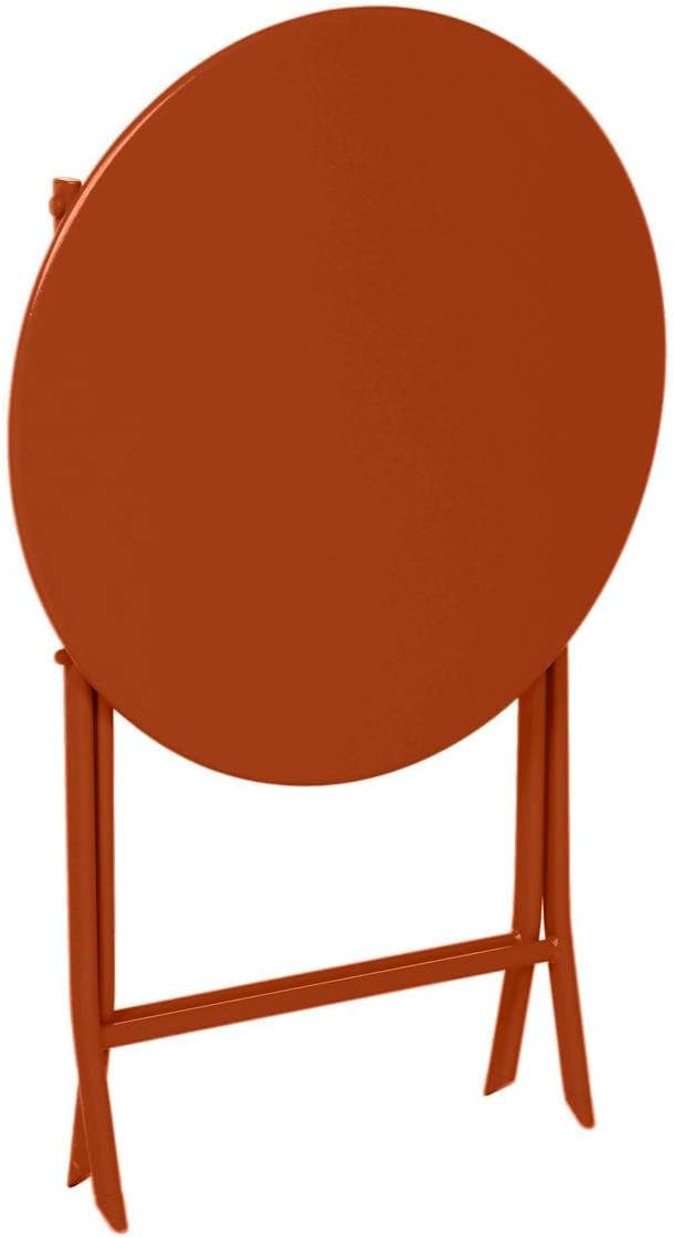 etevert - Greensboro Ambre - ronde pliante 2 places - acier époxy renforcé