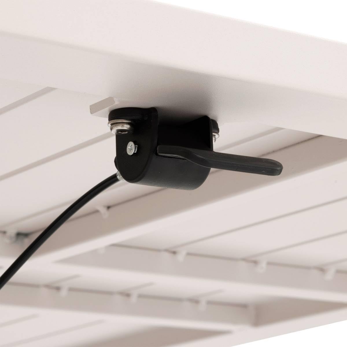 etevert - Salimia - table relevable carrée aluminium 110x110cm