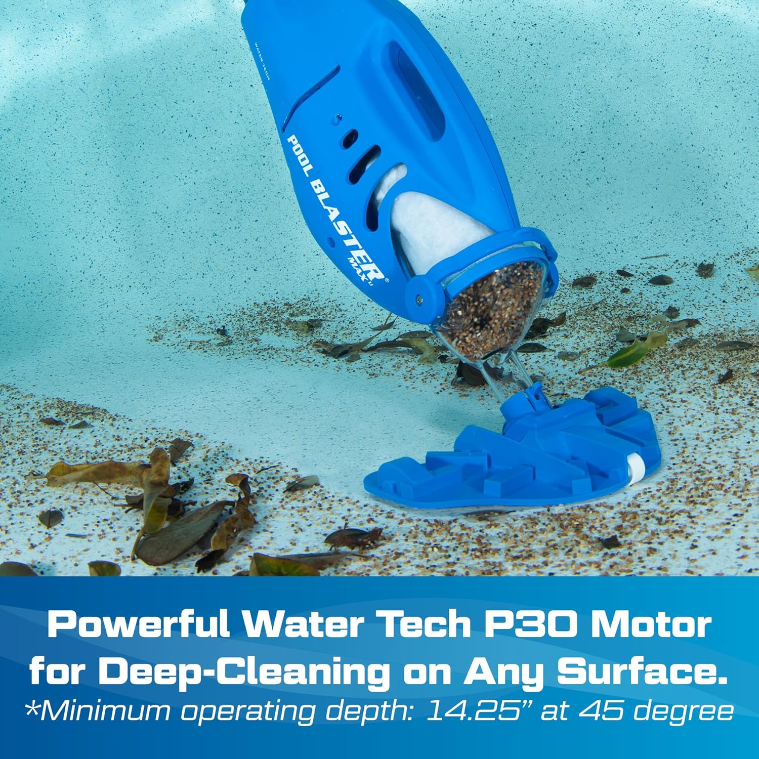 Water Tech etevert Max Li Aspirateur de piscine, aspirateur de piscine sans fil avec moteur P30, aspirateur à main pour piscine et spa