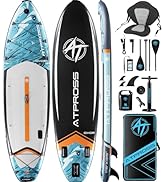 etevert Planche de paddle gonflable 350 x 89 x 15 cm, 200 kg Extra Wide Stand Up Paddle pour adultes avec