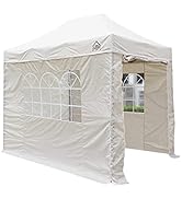 etevert - Tonnelle pop-up 3x2m entièrement imperméable avec 4 parois latérales - Beige