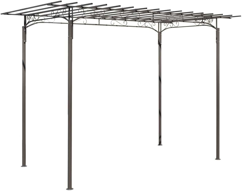 etevert - tonnelle jardin acier - 3x6 m - chapiteau réception robuste