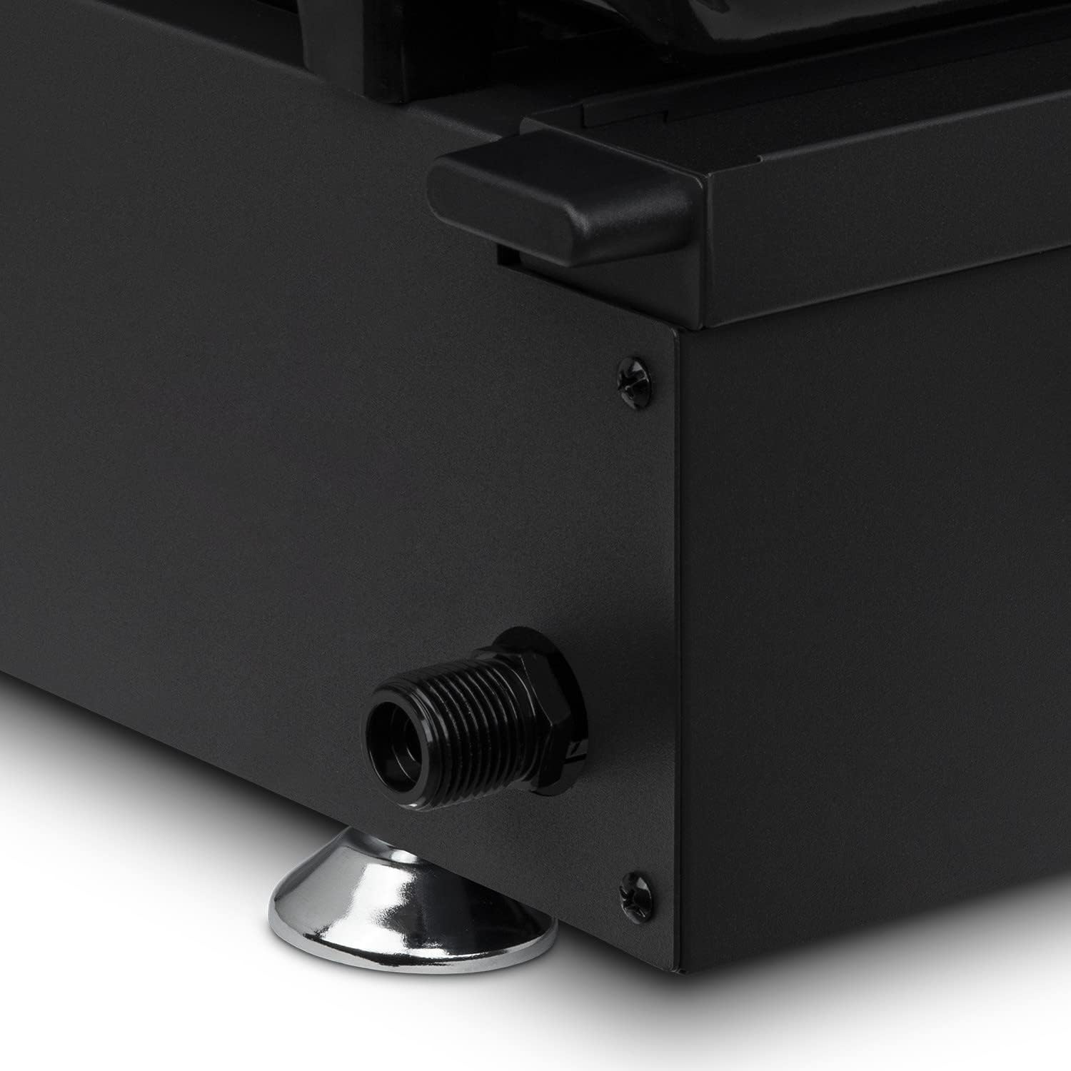 etevert - plancha gaz 2 brûleurs - acier inox, fonte, jusqu'à 350°C - PLX1022