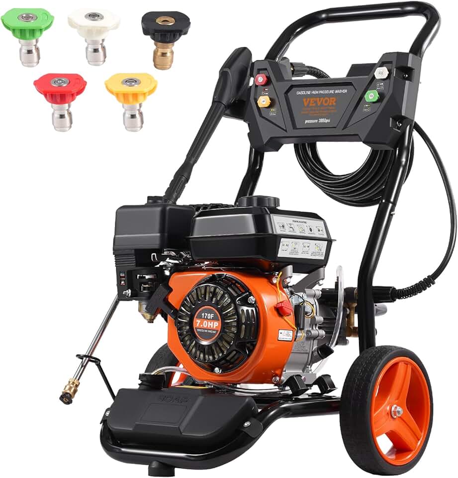 etevert - nettoyeur haute pression, 3950 PSI, 10 L/min, pompe cuivre