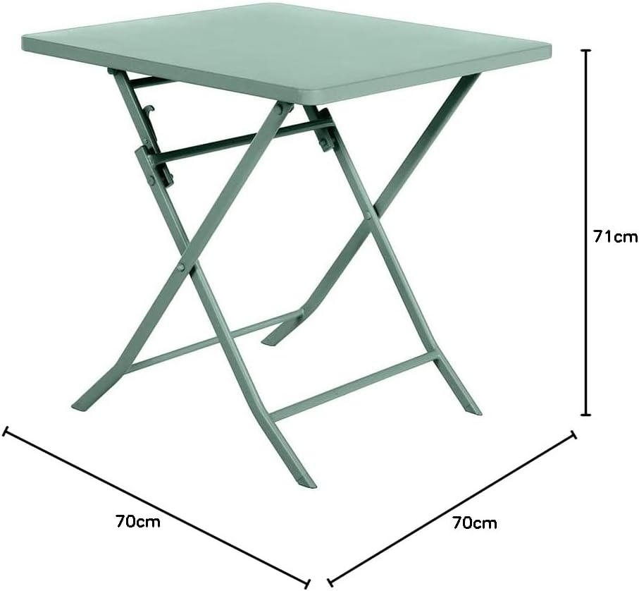 etevert - Greensboro - 2 places - acier antirouille, pliant, vert olive