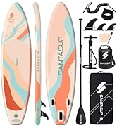 etevert Tableau Gonflable Stand Up Paddle avec Accessoires Sup, Pont EVA antidérapant, Tableau L...