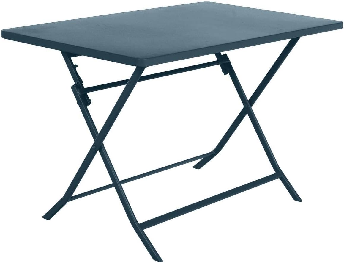 etevert - Greensboro - table de jardin pliante 4 places acier époxy antirouille