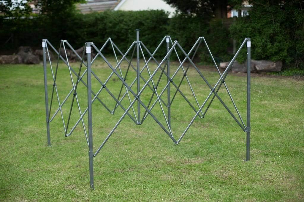 etevert - Tonnelle pliante série standard - 3x3m - robuste, étanche, accessoires inclus