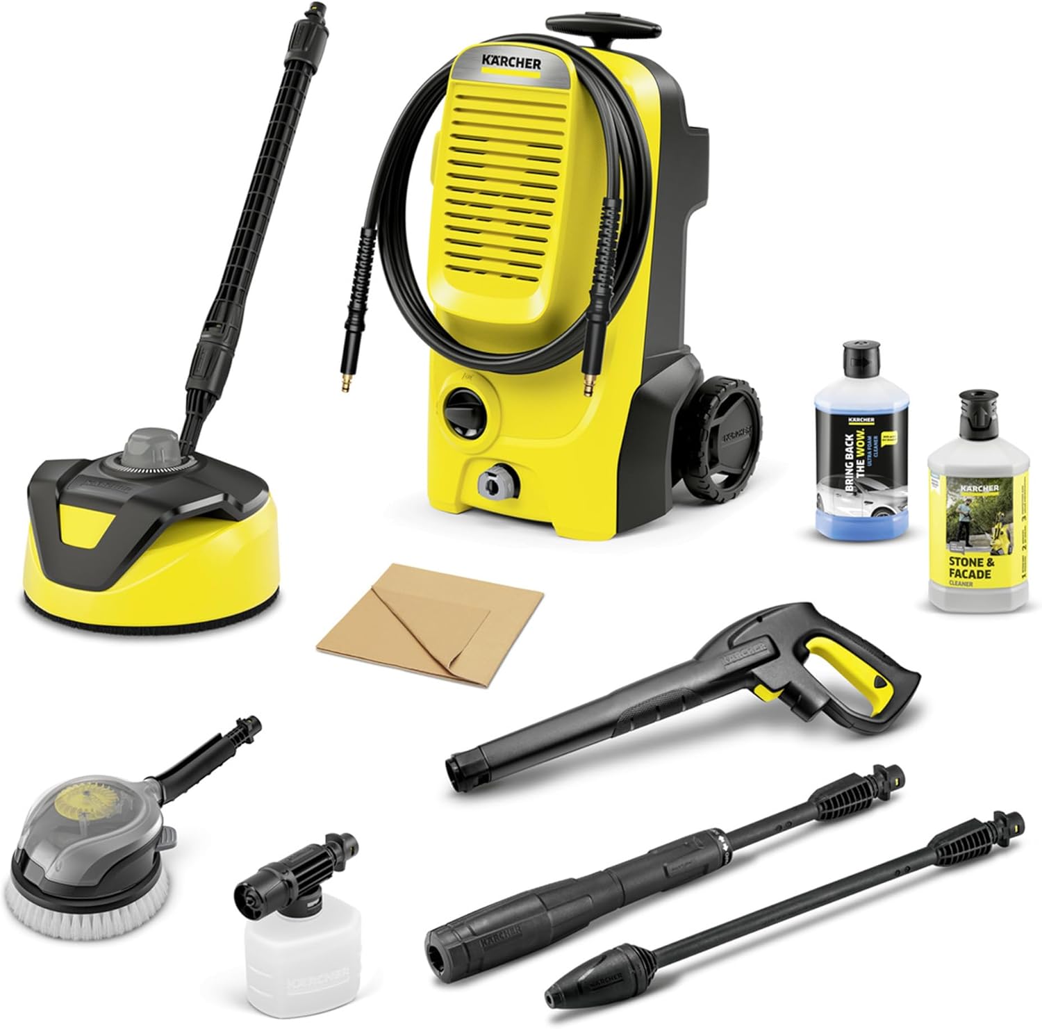 etevert - Nettoyeur Haute Pression K 5 Classic Car & Home - 145 bar, 500L/h, 40m²/h, Filtre à Eau, Poids 5.6kg, Pistolet