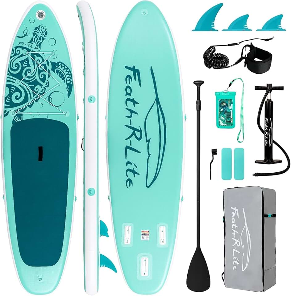 etevert Stand Up Paddle Board Gonflable pour Adultes Sup avec Deux configurations différentes d'accessoires